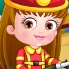 Baby Hazel Firefighter Outfit