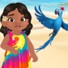 Baby Moana Gets Tidy