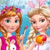Elsa And Anna Easter Fun