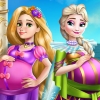 Elsa And Rapunzel Pregnant BFF's