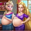 Happy Princesses Pregnant BFFs
