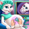 Kitty Pregnant Check Up