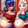 Ladybug And Elsa Pregnant BFFs