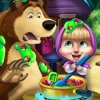 Masha And Bear Kitchen Mischief