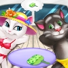 Tom And Angela Cat Beach Holiday